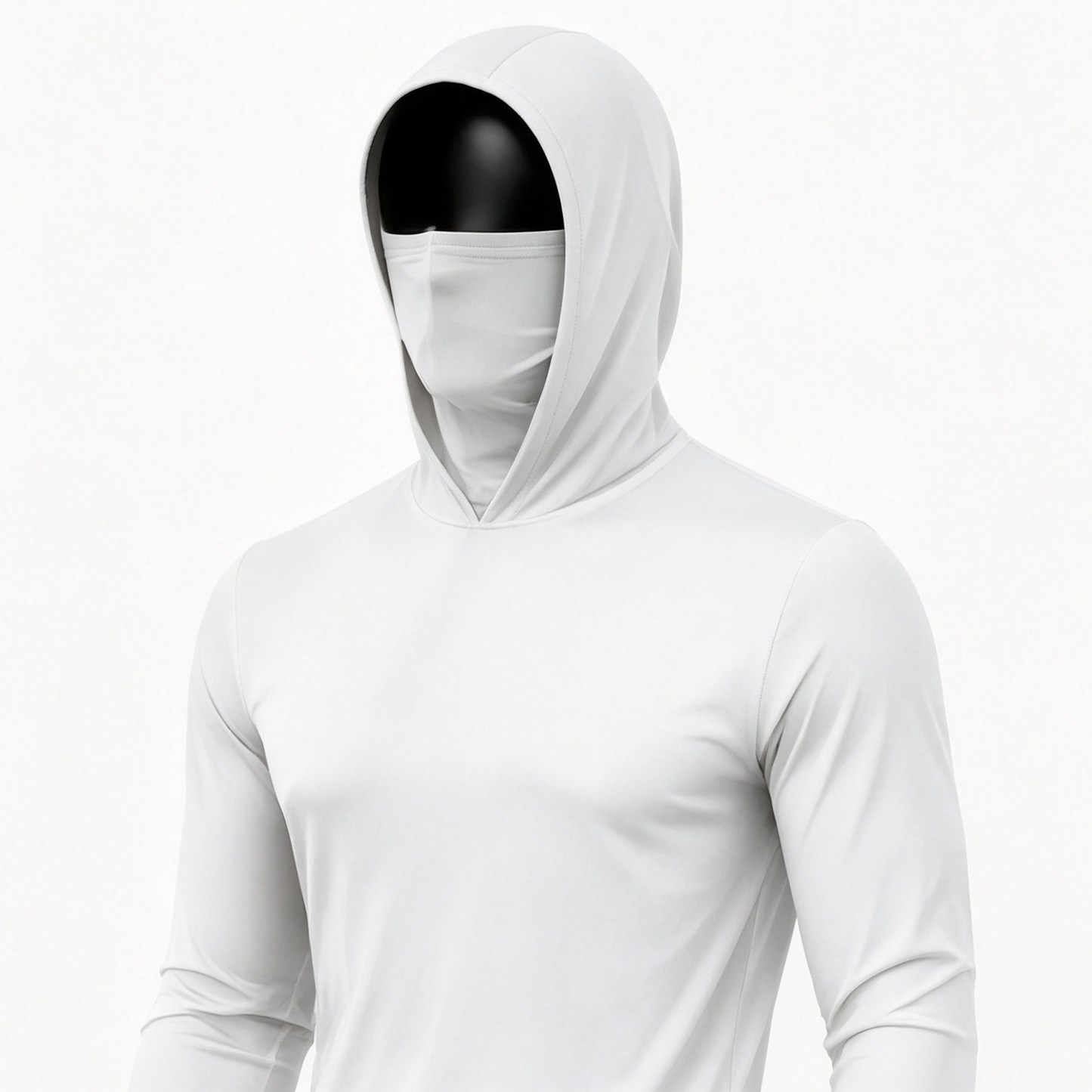 ✨Men's UPF 50+ Long-Sleeve Sun-Protection Hoodie (with Sleeve Pocket and Face Mask)✨