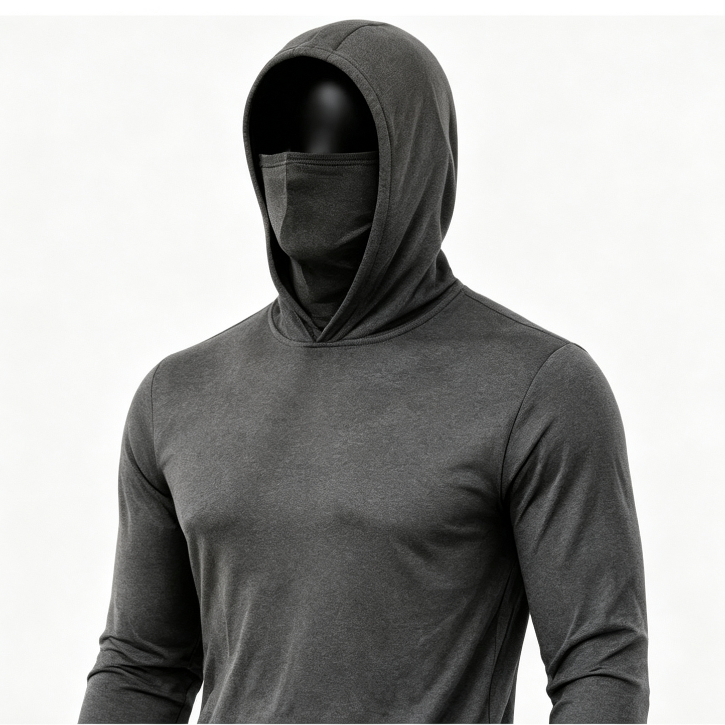 ✨Men's UPF 50+ Long-Sleeve Sun-Protection Hoodie (with Sleeve Pocket and Face Mask)✨