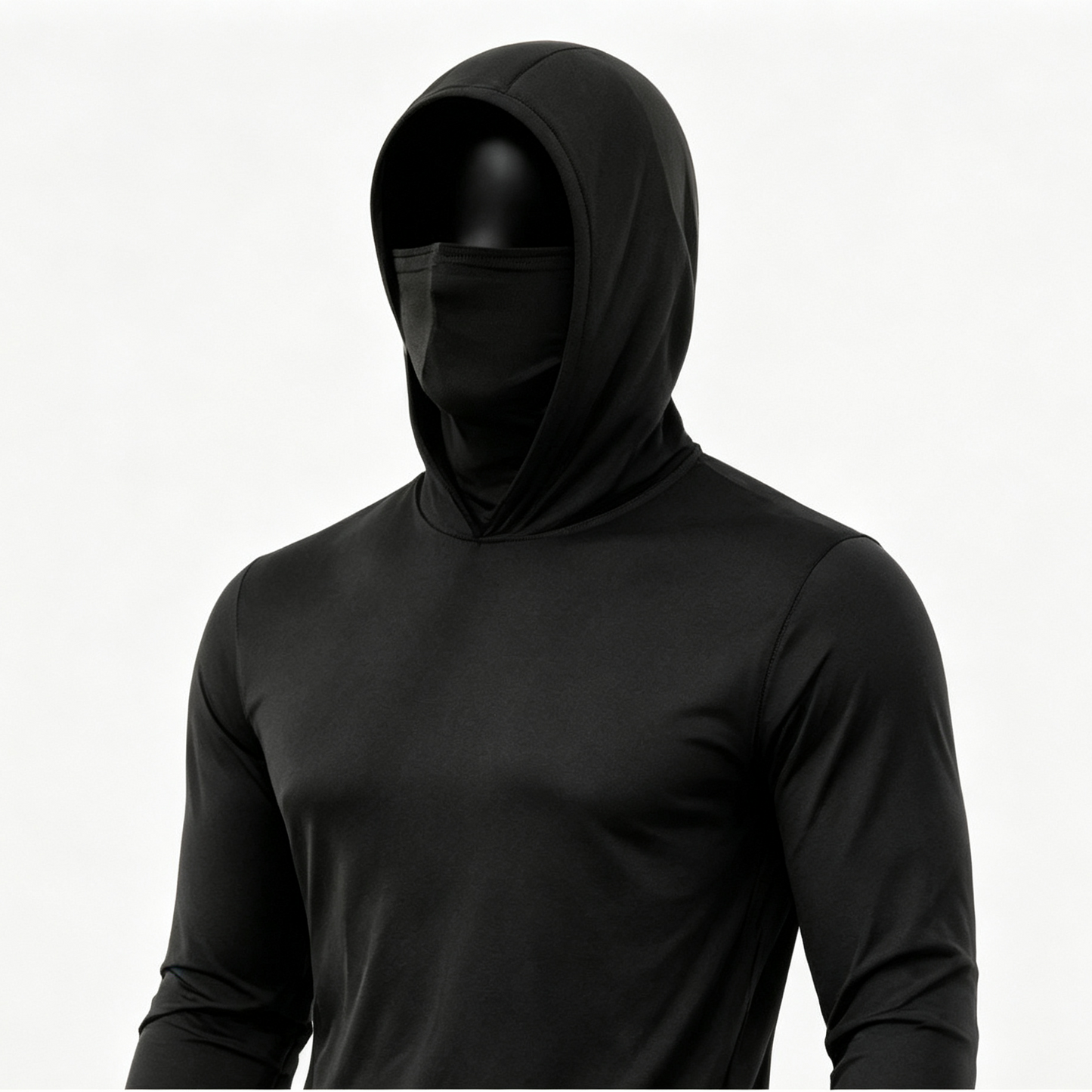 ✨Men's UPF 50+ Long-Sleeve Sun-Protection Hoodie (with Sleeve Pocket and Face Mask)✨