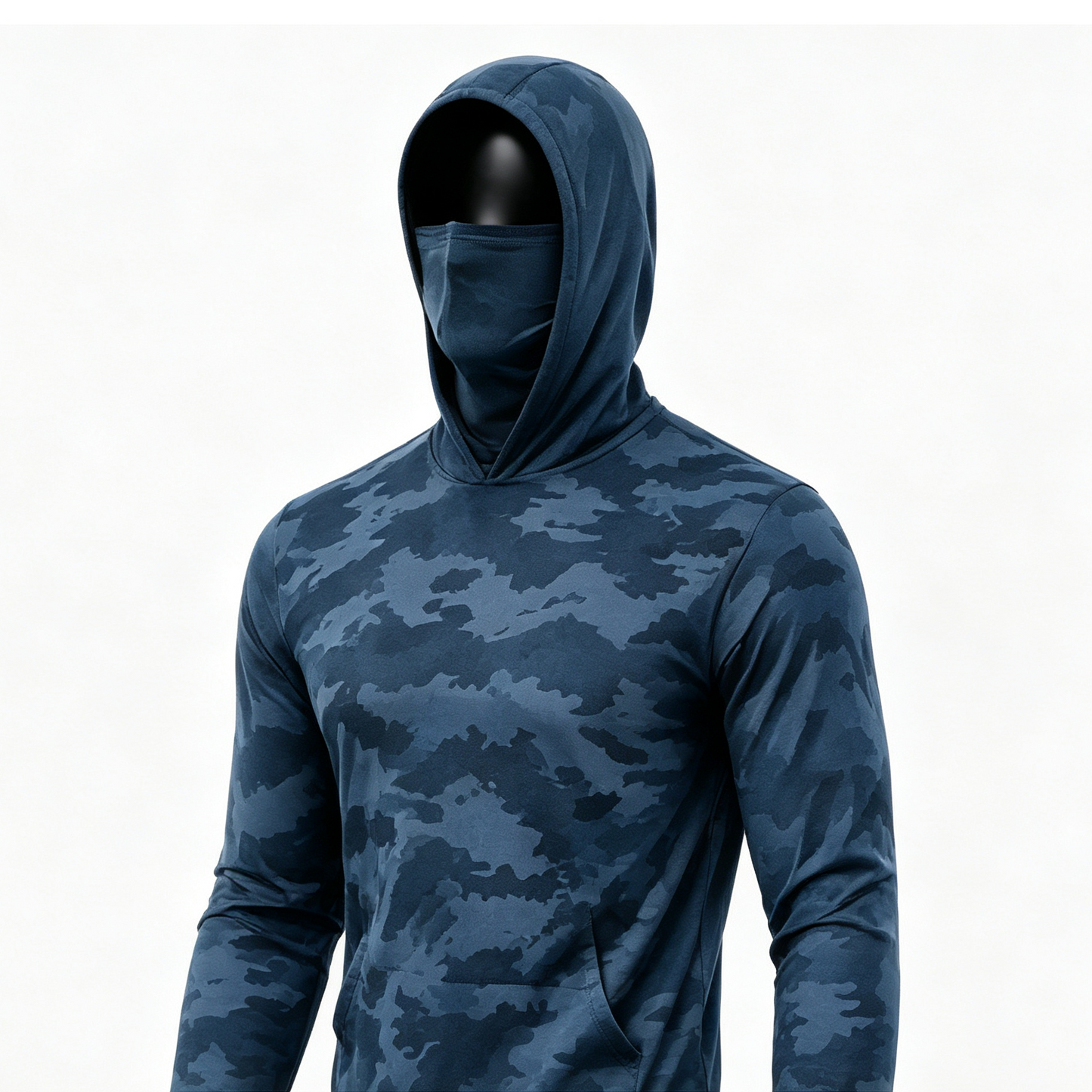 ✨Men's UPF 50+ Long-Sleeve Sun-Protection Hoodie (with Sleeve Pocket and Face Mask)✨