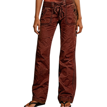 ⚡FINAL SALE⚡- Women's High-Stretch Mid-Rise Straight-Leg Trousers
